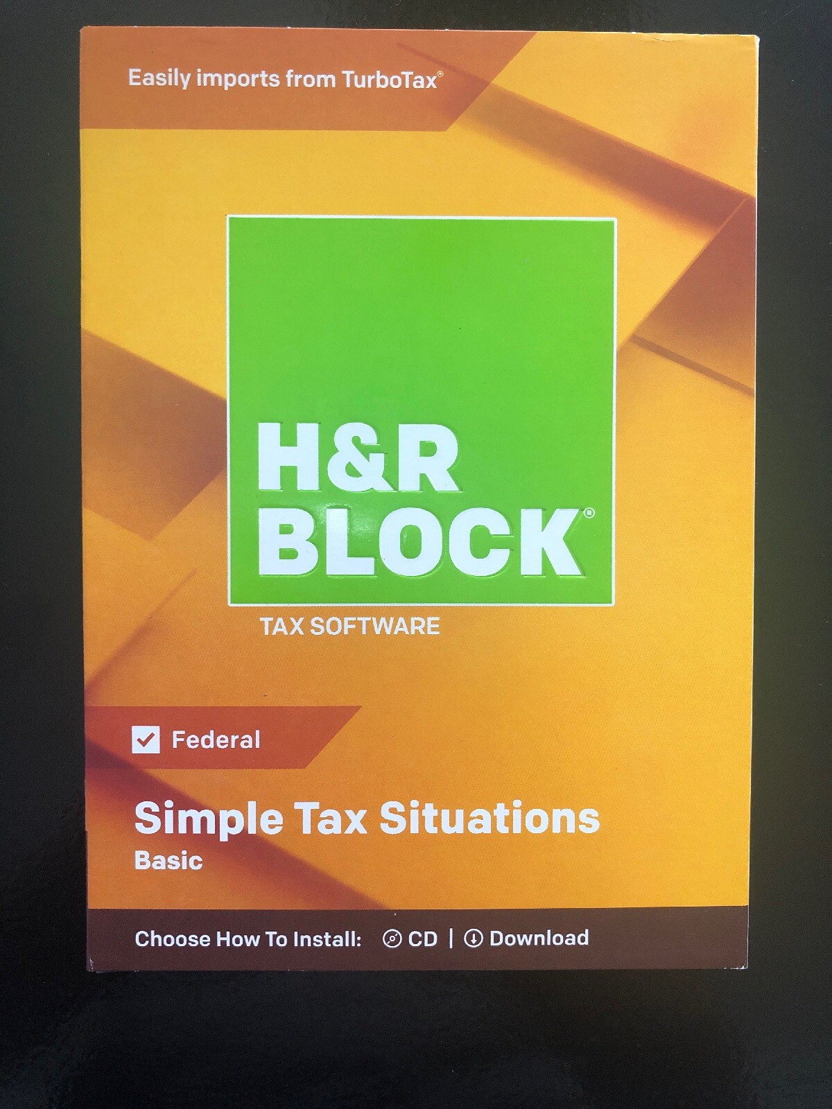 NEW H&R Block Simple Tax Situations Basic Tax Software 2018 Windows Mac Federal
