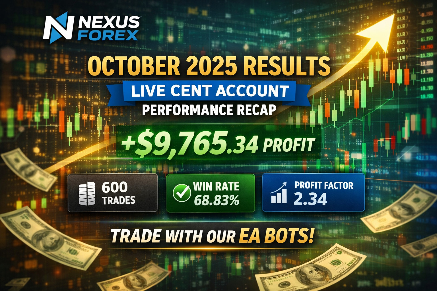🚀 Nexus GBPUSD Forex EA Robot 📈 MT4 | Auto Trading + Presets Included 💰