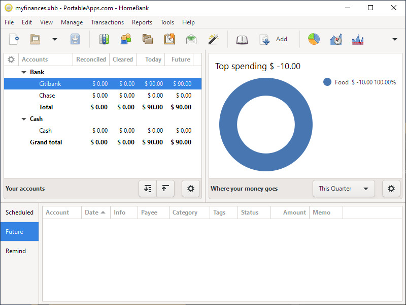 HomeBank Personal Finance software 2026 for Accounting, Budgeting, Finance USB