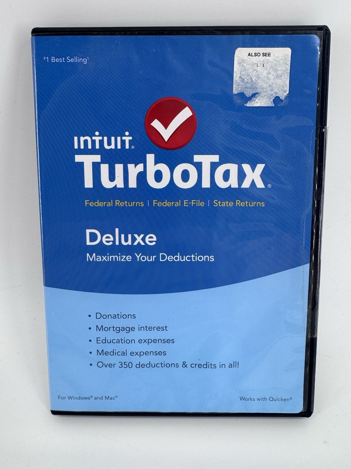 Turbotax 2015 Deluxe Federal and State New Sealed