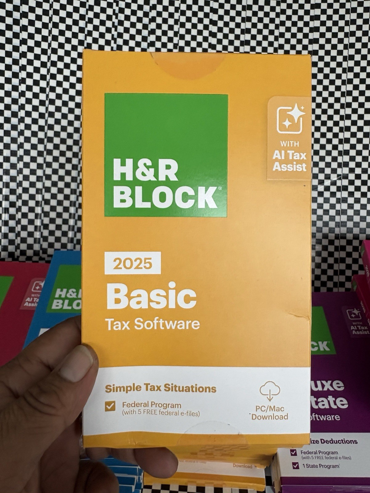 H&R Block Tax Software Basic 2025 PC/Mac [Key Card] NEW