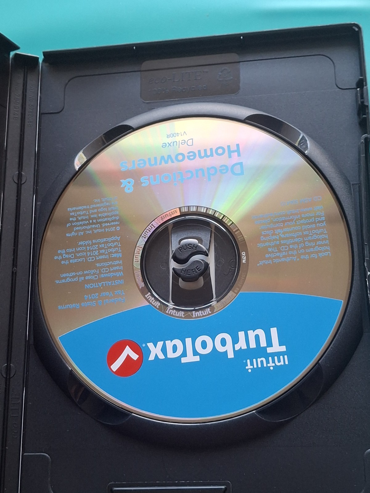 Intuit Turbotax 2014 Federal Returns & E-File Deductions & Homeowners CD