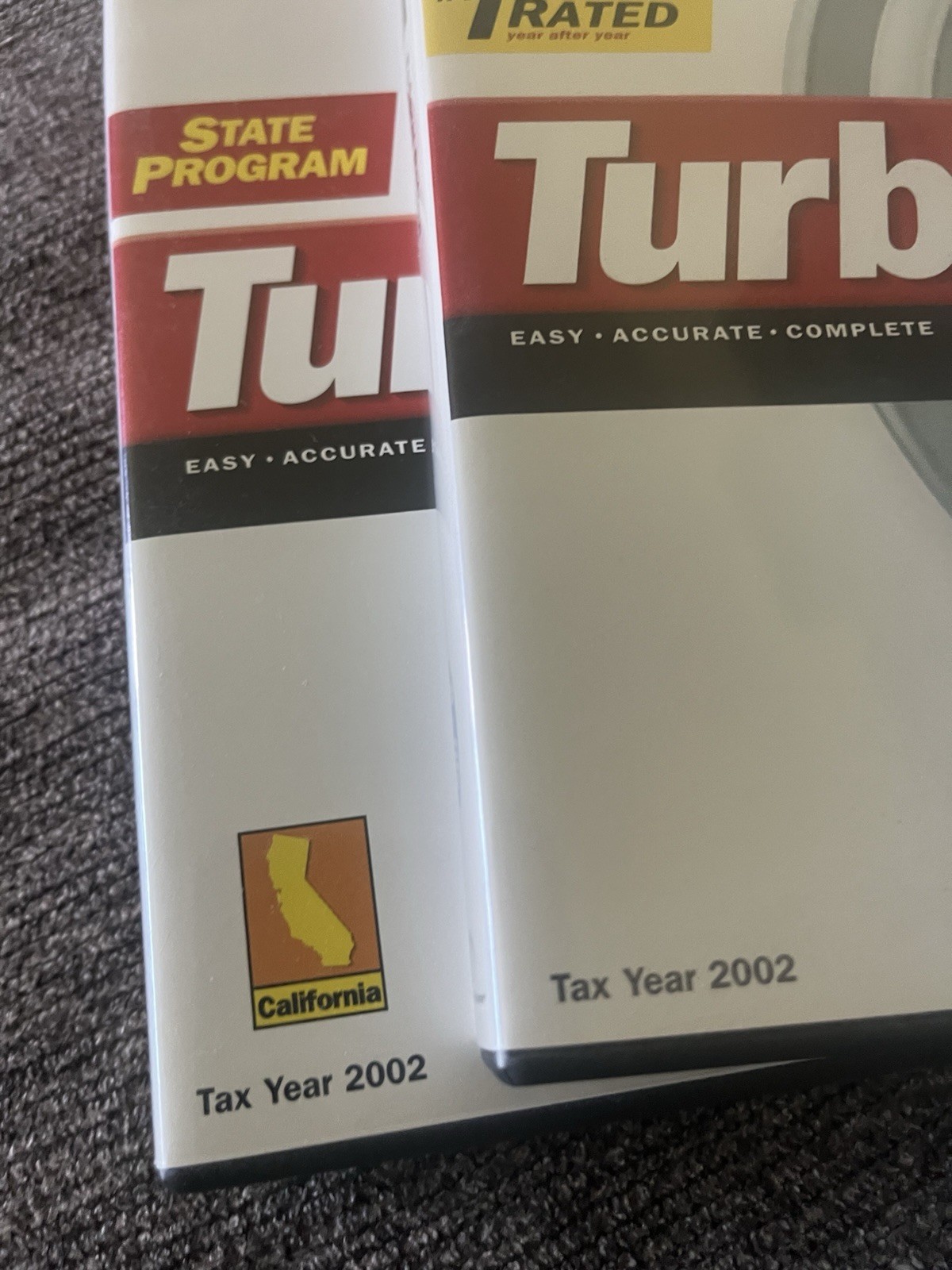 Intuit TurboTax Lot 10 Tax Preparation Windows Used 02-13 California St Federal