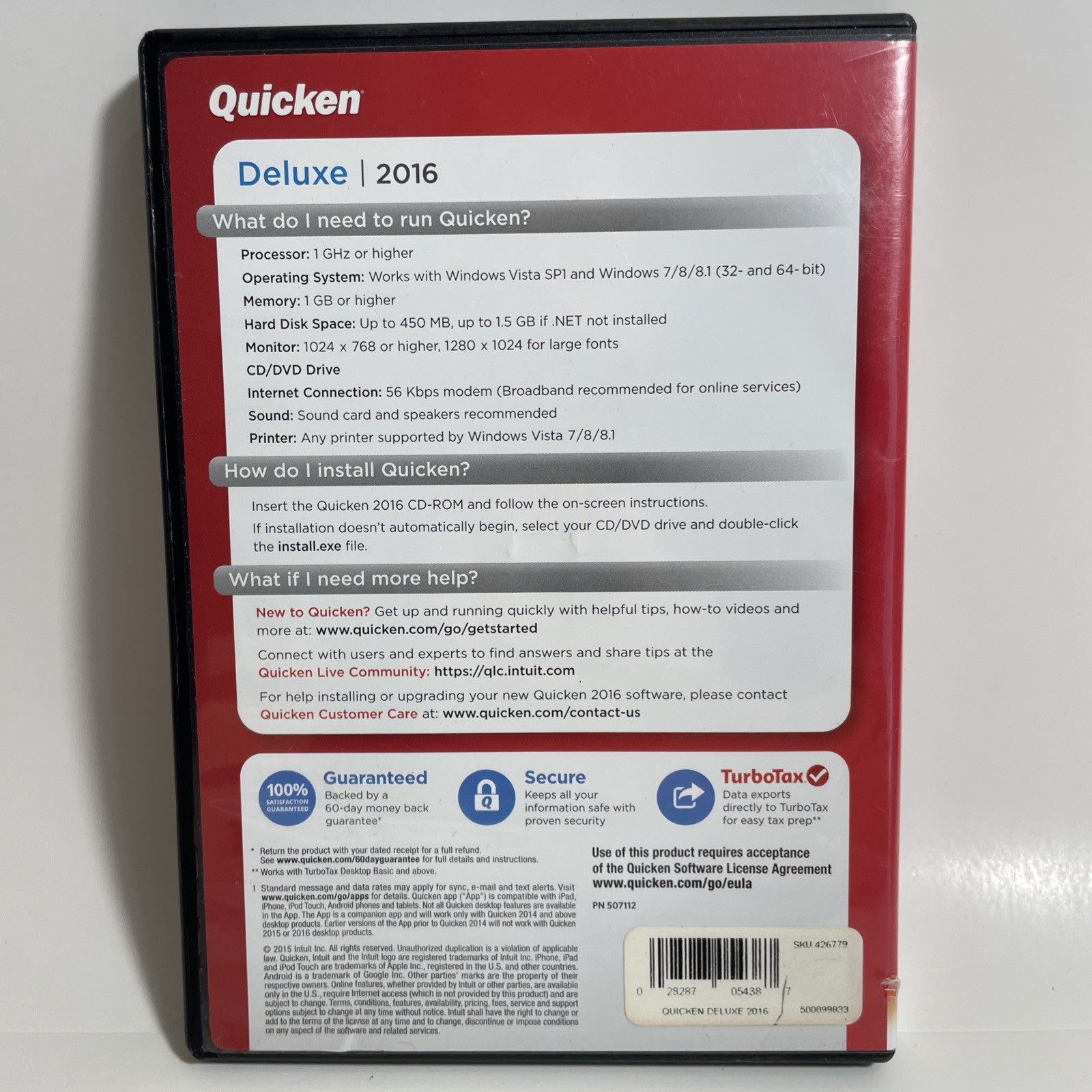 Intuit Quicken 2018 Deluxe For Windows & Mac w/ Code, Fast Free Shipping