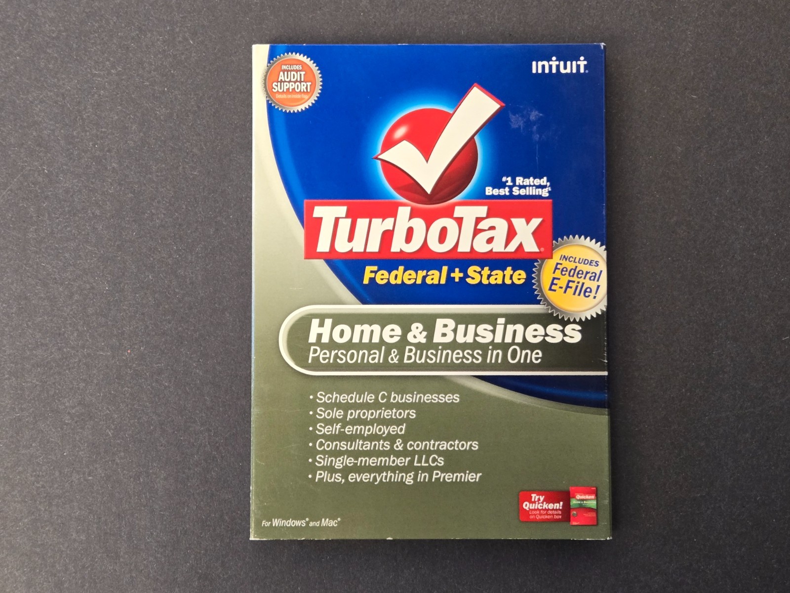 Intuit 2008 TurboTax Home and Business CD – Windows/Mac