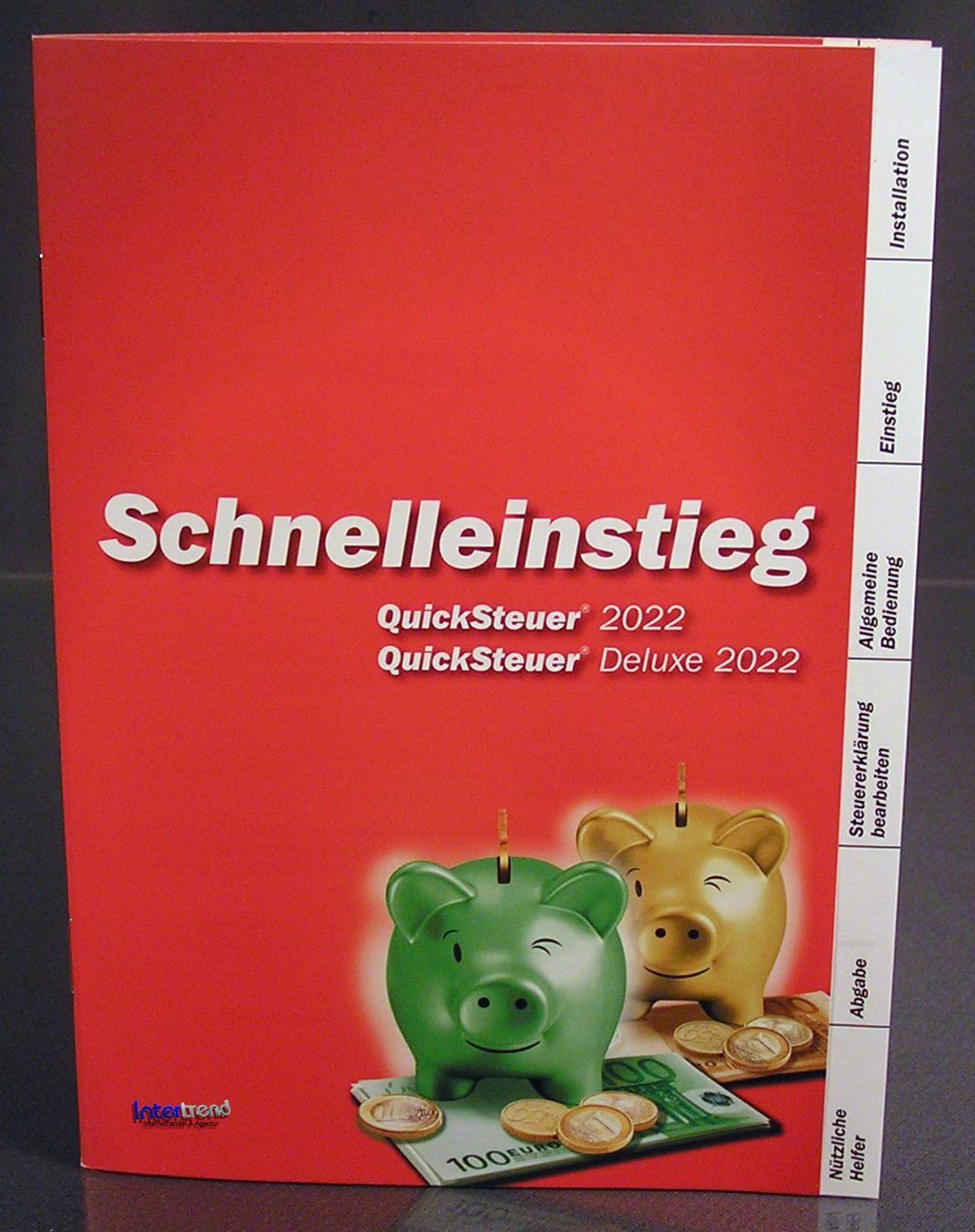 Lexware QuickTax Deluxe 2022 Full Version Box, CD Manual Tax Year 2021 NEW