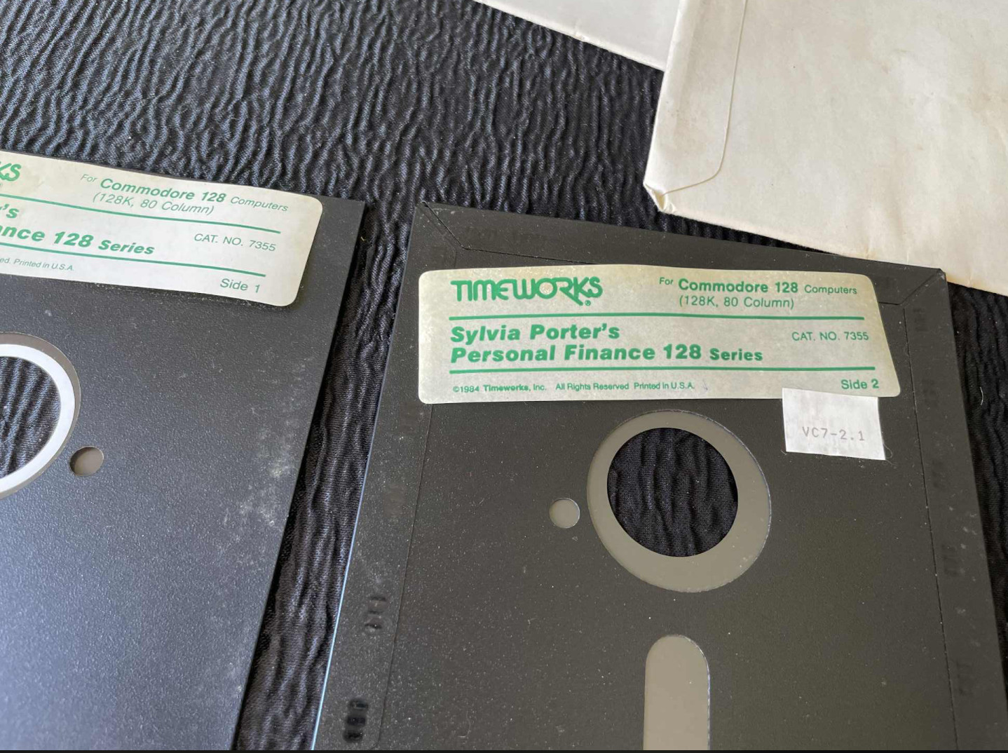 Commodore 128 Sylvia Porter Personal Finance Series Timeworks 1984 Side 1 & 2