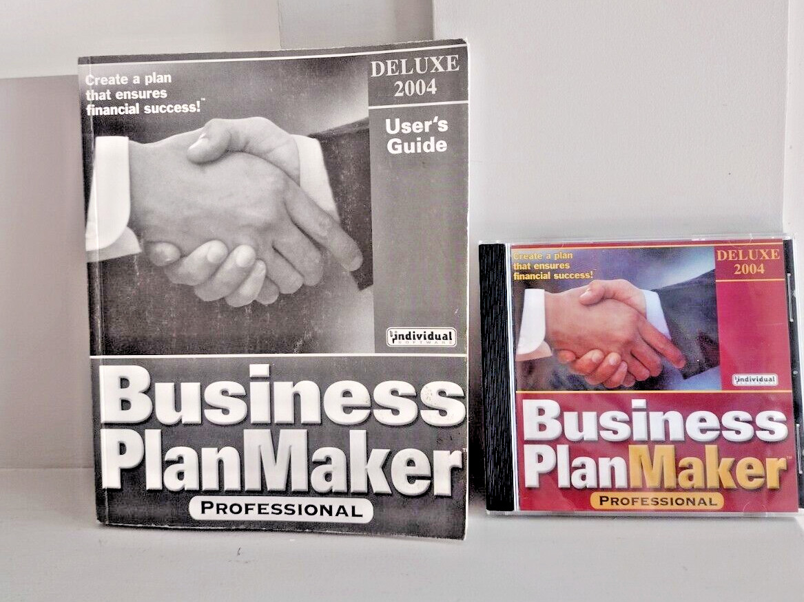 🚀 Business Plan Maker Professional Deluxe 3.0📊💼 CD + 238-Page Guide not used