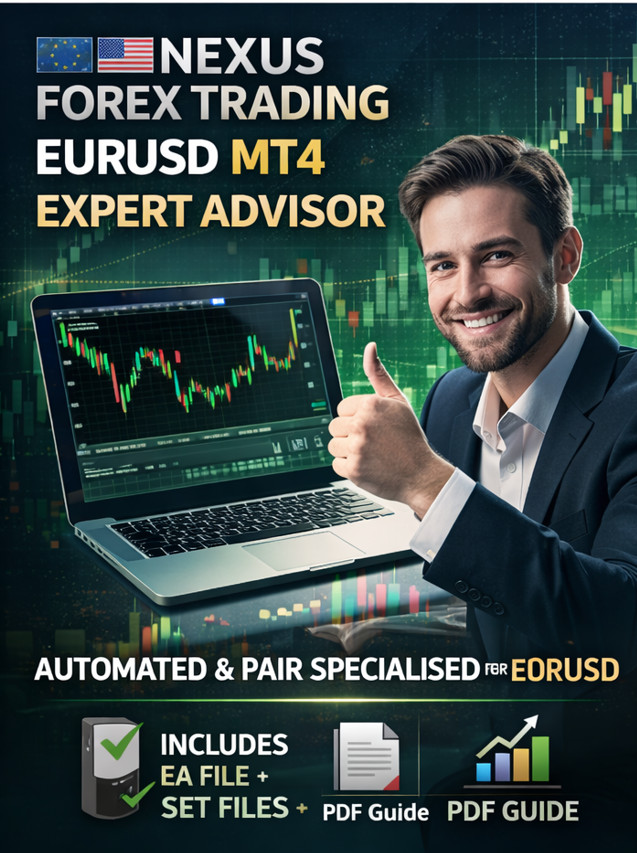 #1 ✅Nexus Automated EA for EURUSD | MT4 Trading Robot + Presets + Support