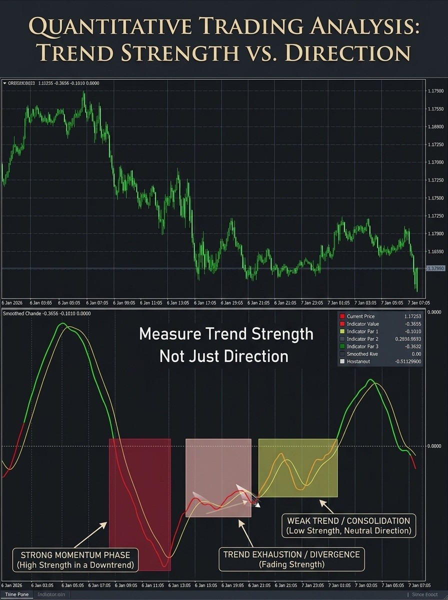 NEW!!! 📊Chande Trend Score Smoothed Indicator – MT4 | Digital Download