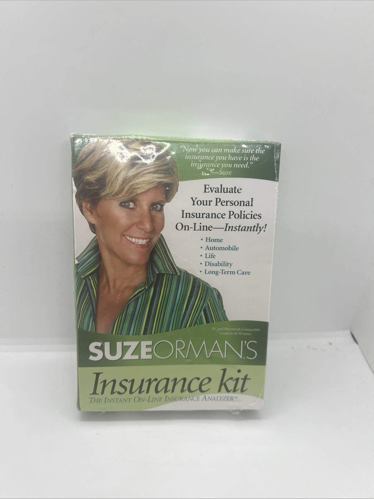 Suze Ormans Insurance Kit Evaluate Your Personal Insurance Policies On-Line NEW