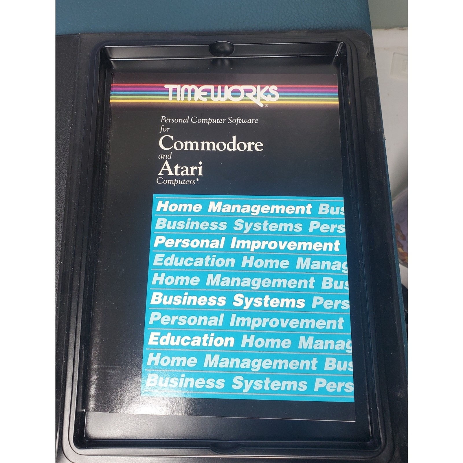 DATA MANAGER 2 by TIMEWORKS info manager C64 Disc software. 1983 excellent