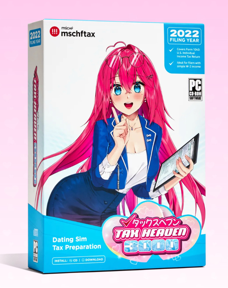 Tax Heaven 3000 Complete Collectors Edition MSCHF PC Game w/ Body Pillow NIB