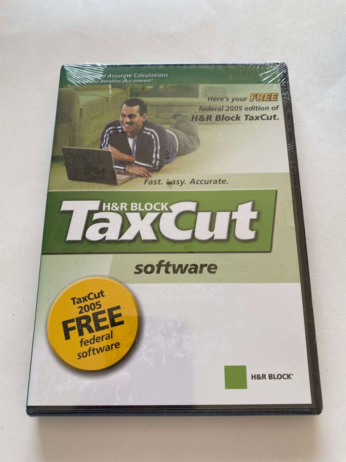 2005 H&R Block Tax Cut Software – Tax Federal Fast CD BRAND NEW FACTORY SEALED