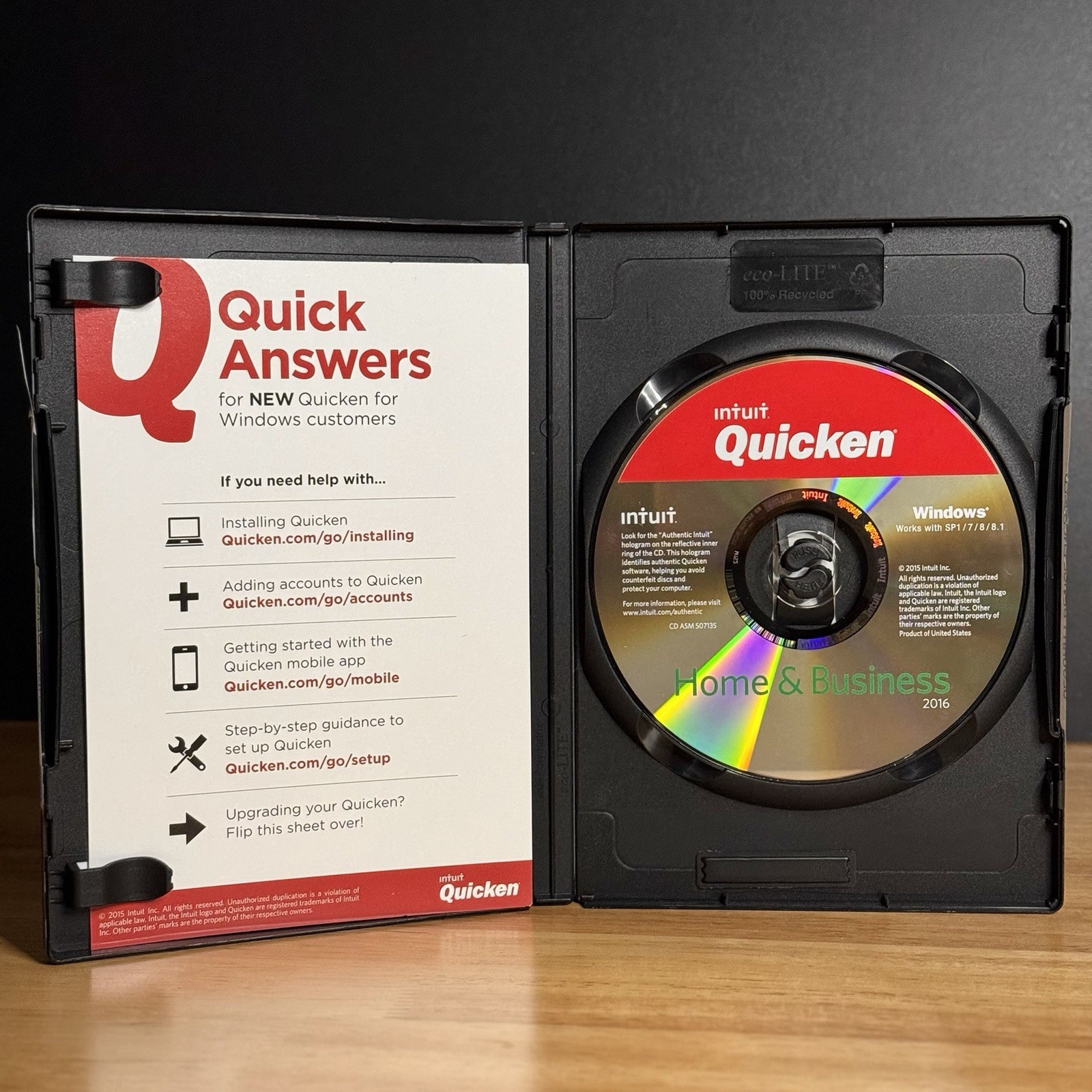 ⚡️Quicken Home And Business 2016 For WINDOWS PC – PLEASE READ BELOW ⚠️TESTED