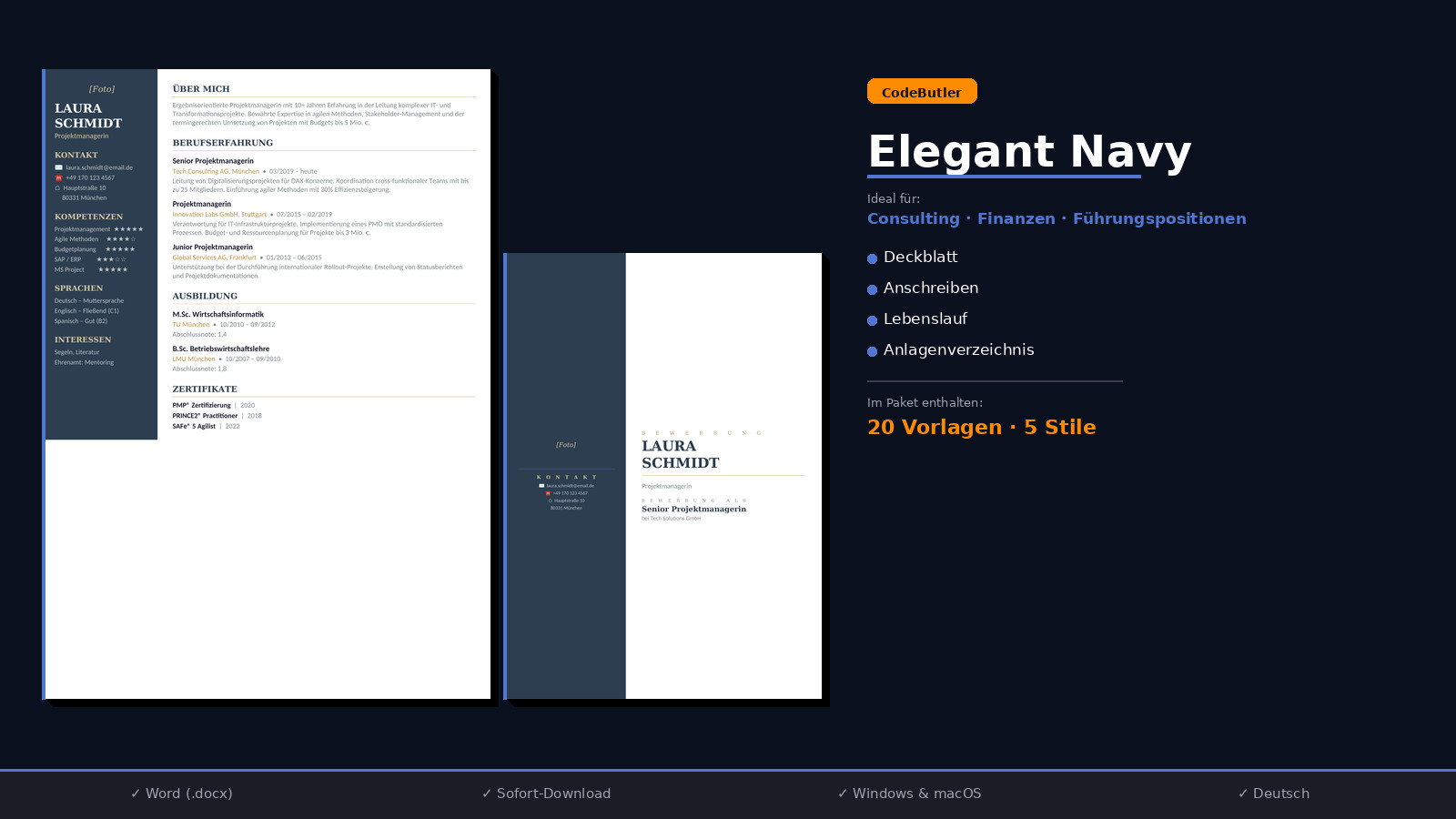 Application Templates Word – Large Bundle | Resume Cover Letter Cover Page 2026