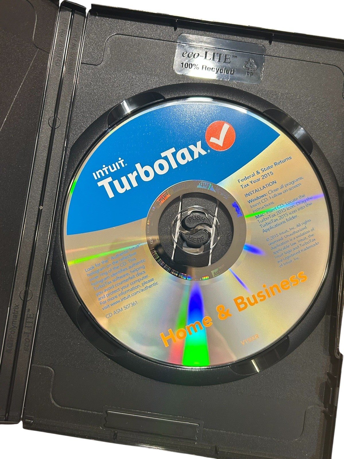 Intuit TurboTax 2015 Federal State Personal Home & Business for Windows and Mac