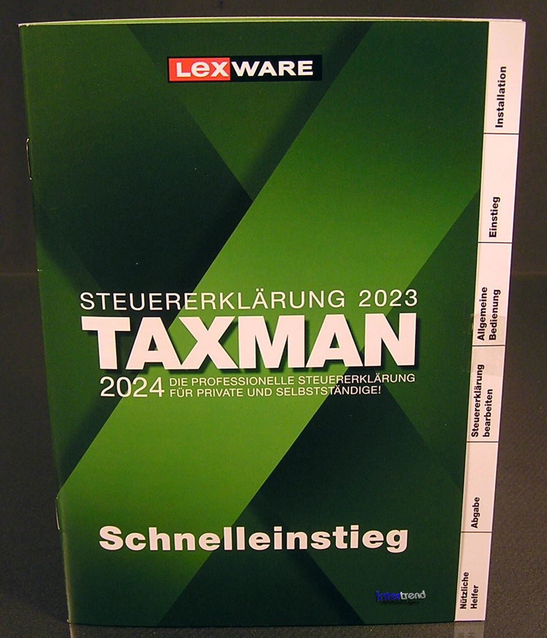 Lexware Taxman 2024 Vollversion Box (Steuerjahr 2023) + Handbuch (PDF) OVP NEU