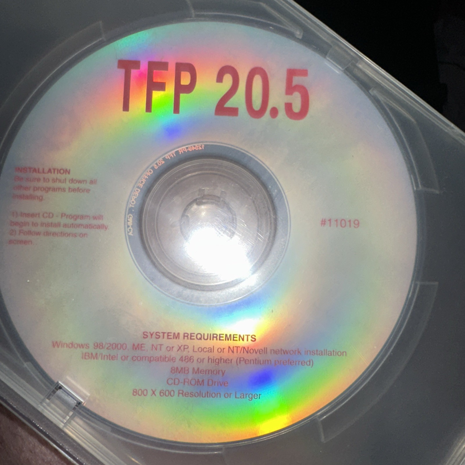 TFP 20.5 specialized tax preparation software CD