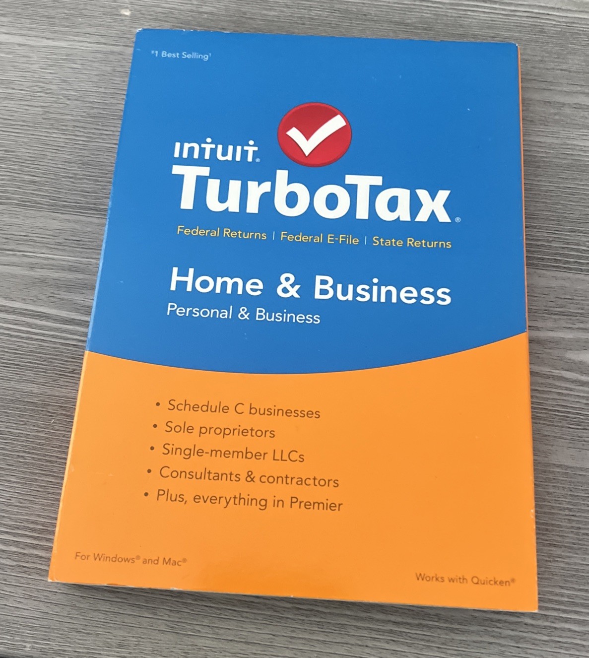 Intuit Turbo Tax 2015 Home and Business Software CD – FREE SHIP!
