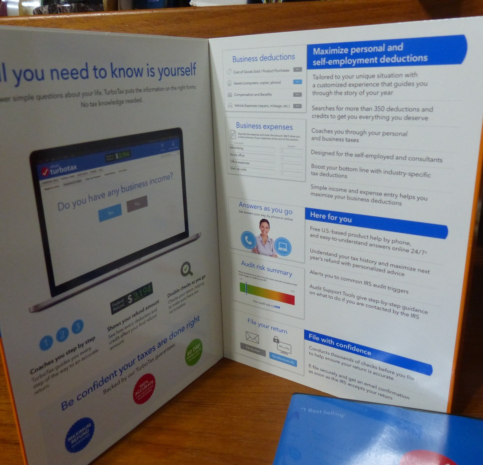 TurboTax Home & Business 2018 Win/Mac CD | Schedule C & State Returns
