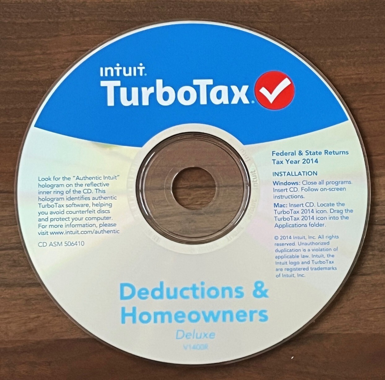 TurboTax Deluxe 2010; 2011; 2012; 2013; 2014 – Federal + State