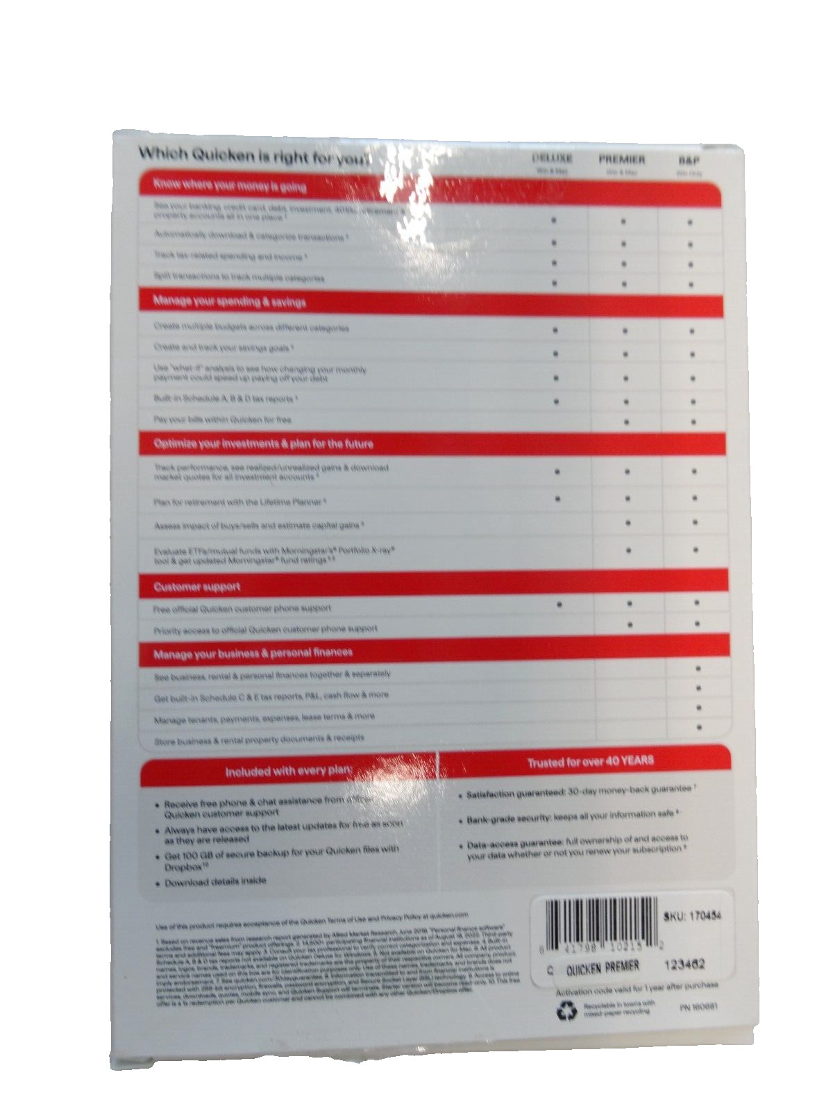 Quicken Classic Premier Personal Finance – 1-Year Subscription (Windows/Mac)