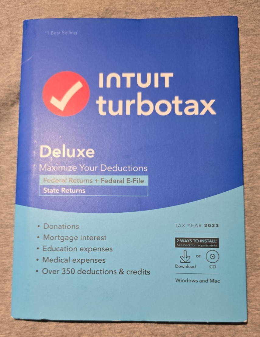 TurboTax Deluxe Tax Year 2023