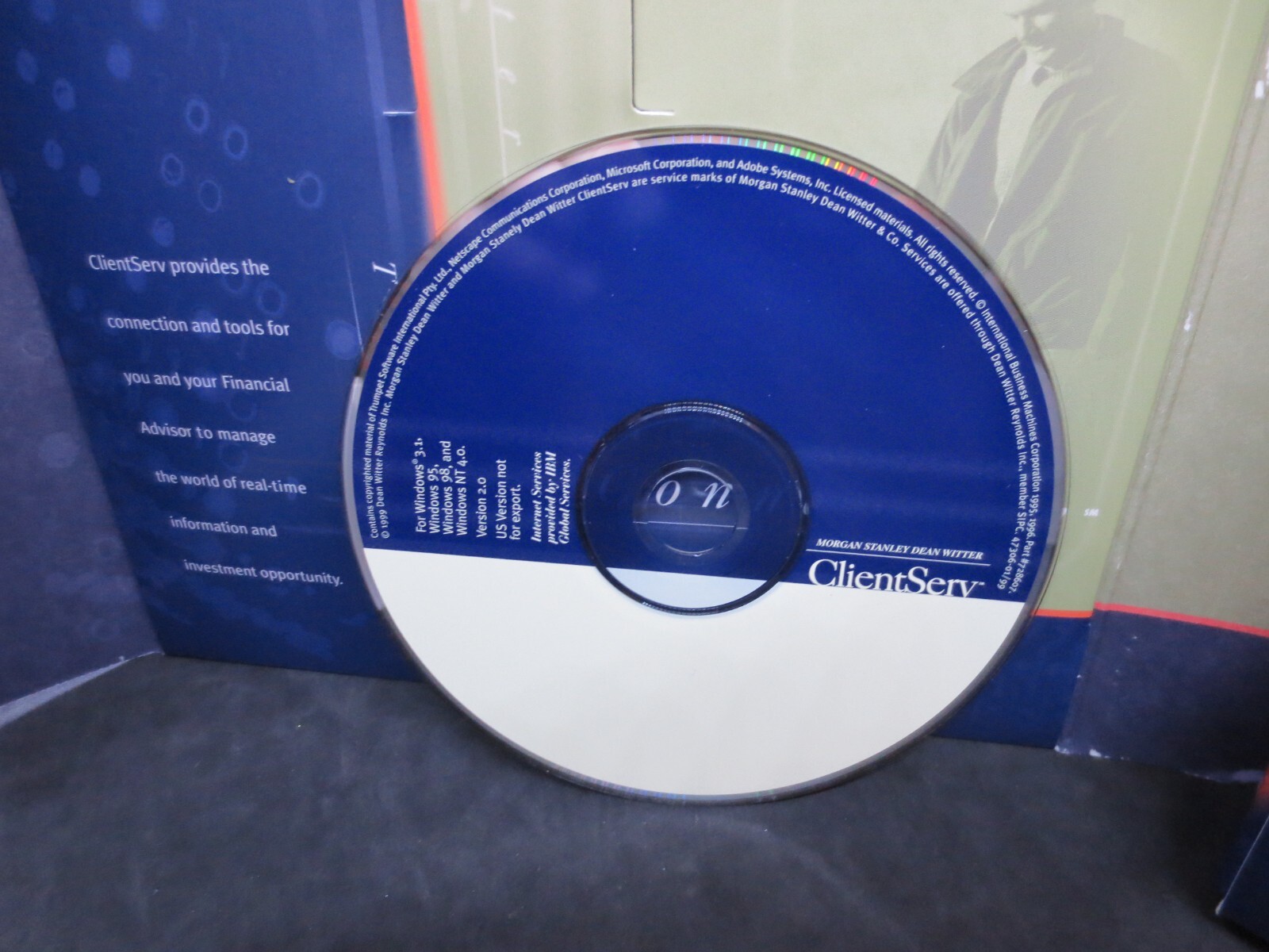 Vintage The Ultimate Connection Morgan Stanley Dean Witter ClientServ Software