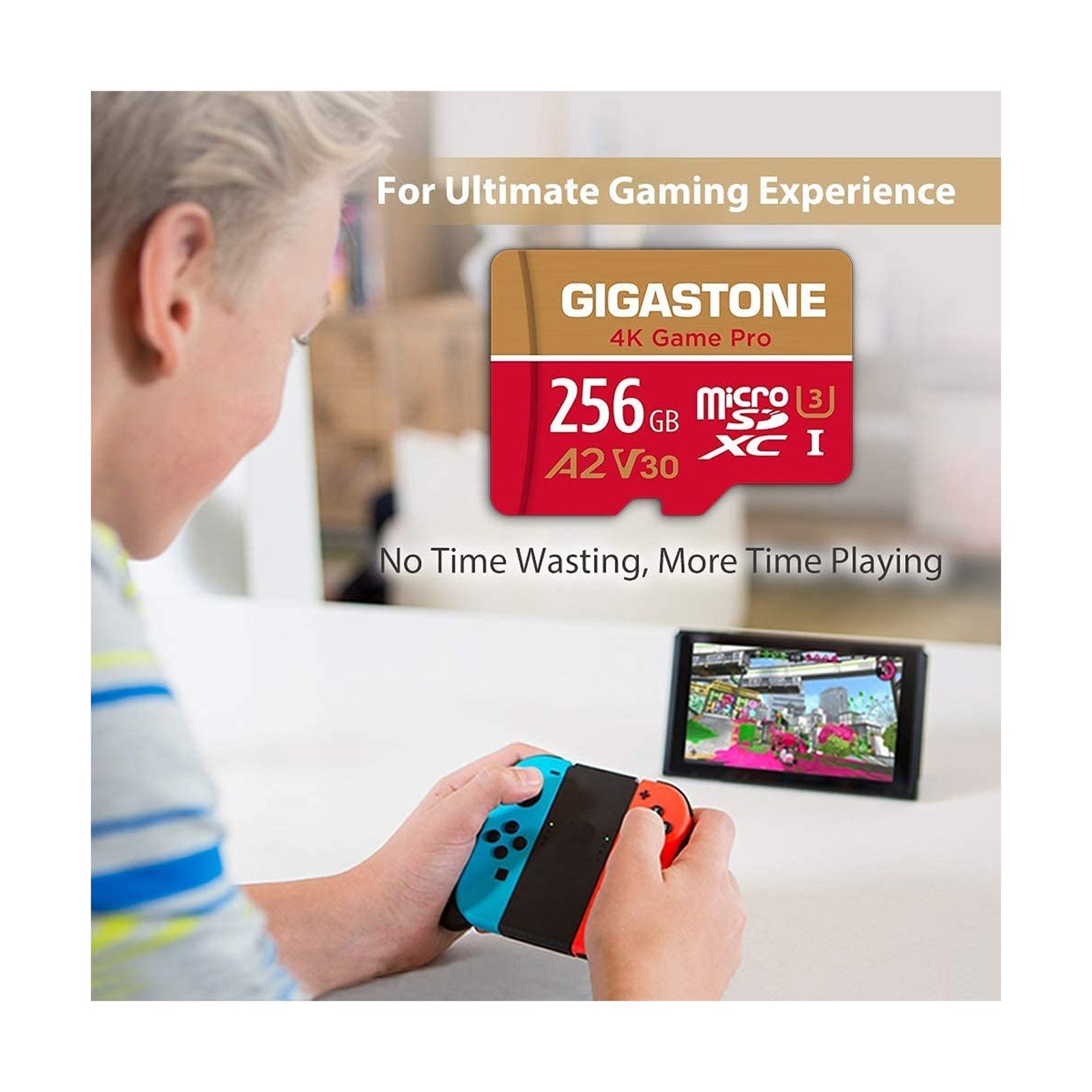 [5-Yrs Free Data Recovery] GIGASTONE 256GB 2-Pack Micro SD Card, 4K Game Pro,…