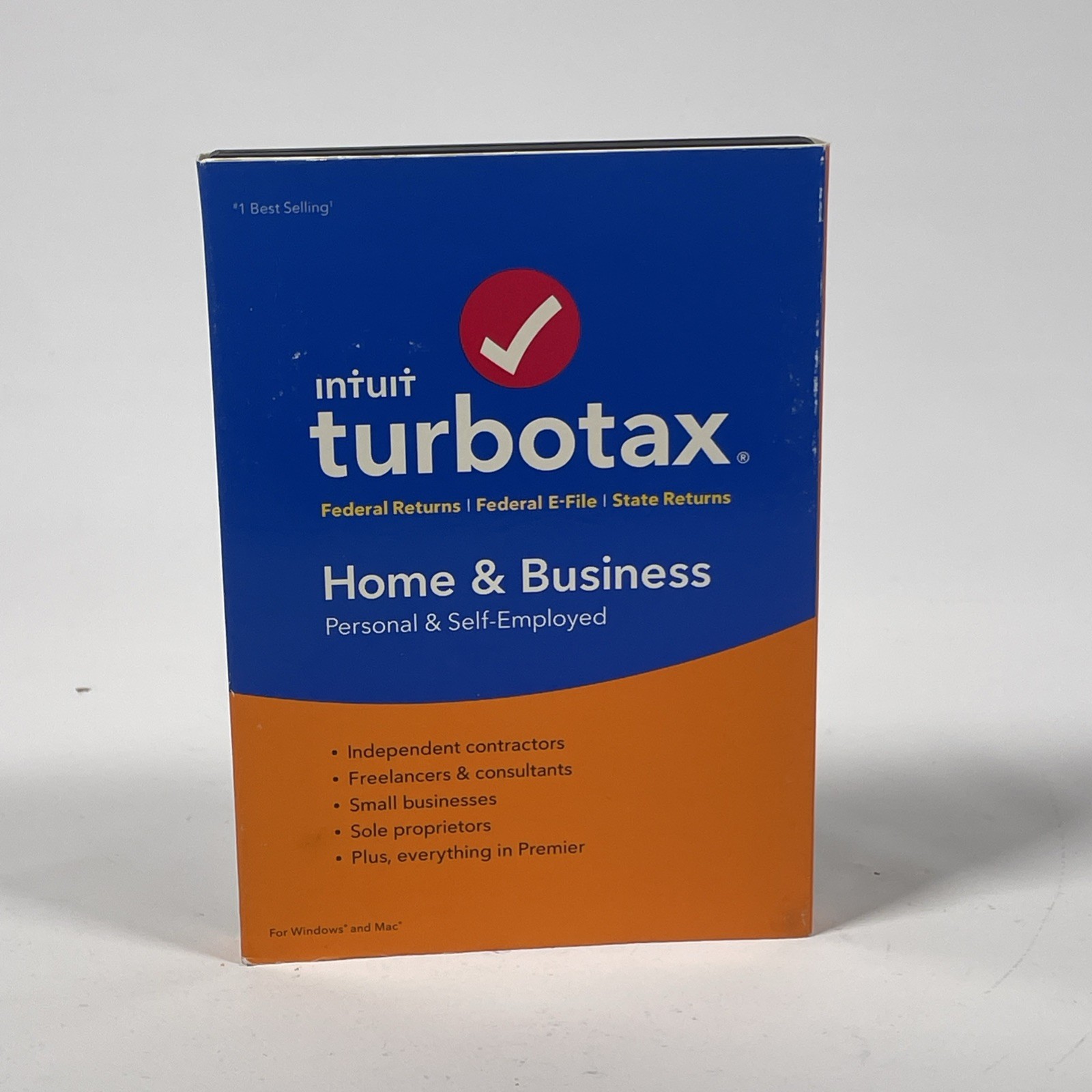 2016 TurboTax Home & Business Personal Software Intuit Disc Federal State