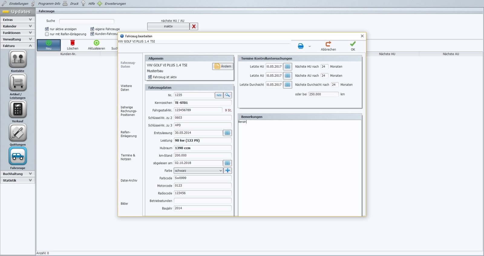 Car Invoice Software, Auto Repair Administration for Windows 10, Latest Version