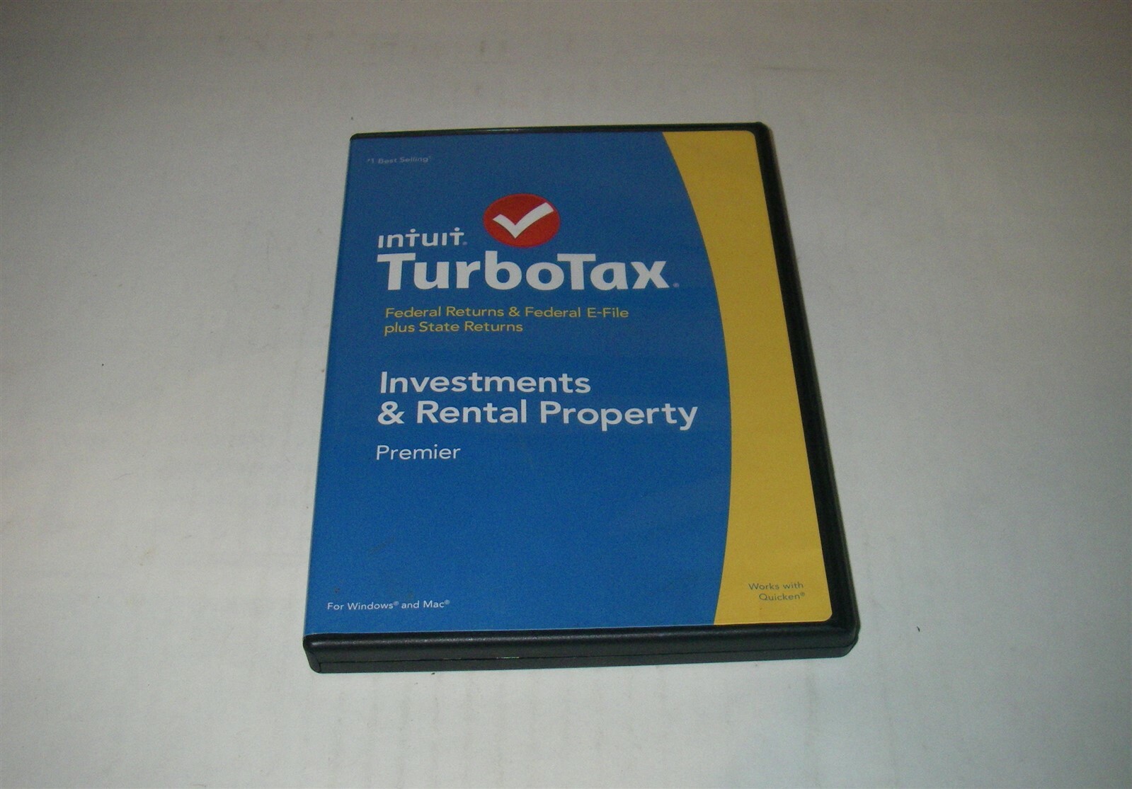 INTUIT TURBOTAX INVESTMENTS & RENTAL PROPERTY PREMIER FED & STATE TAX YEAR 2014