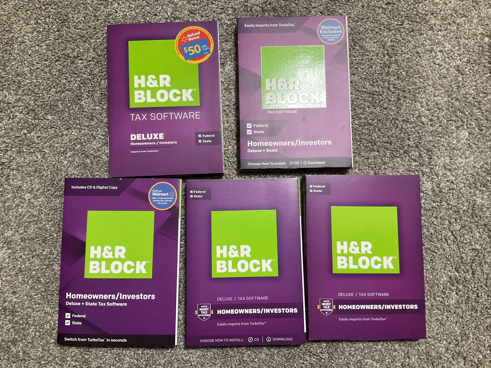Old tax software