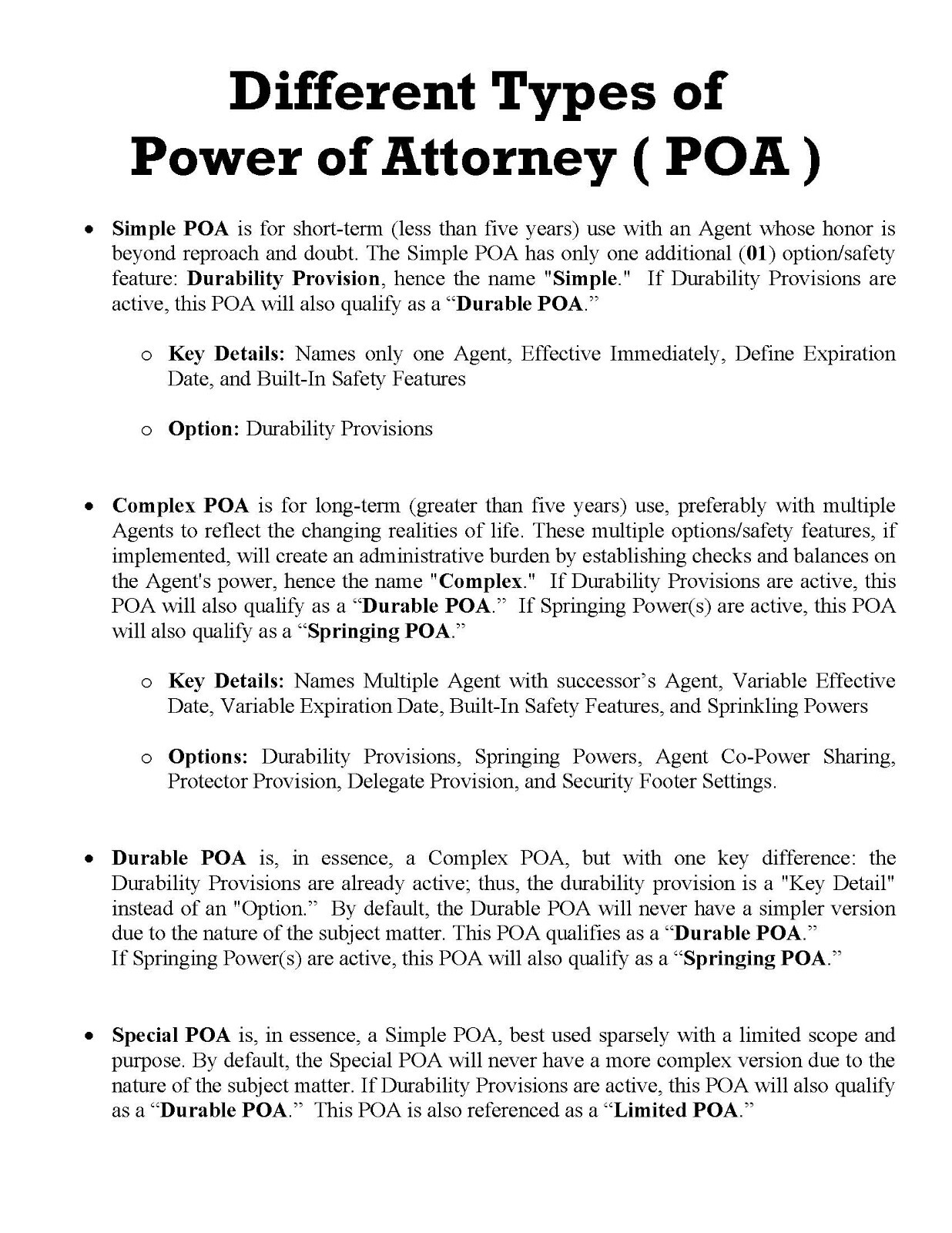 Simple General Power of Attorney – Full Version – CD-ROM Only