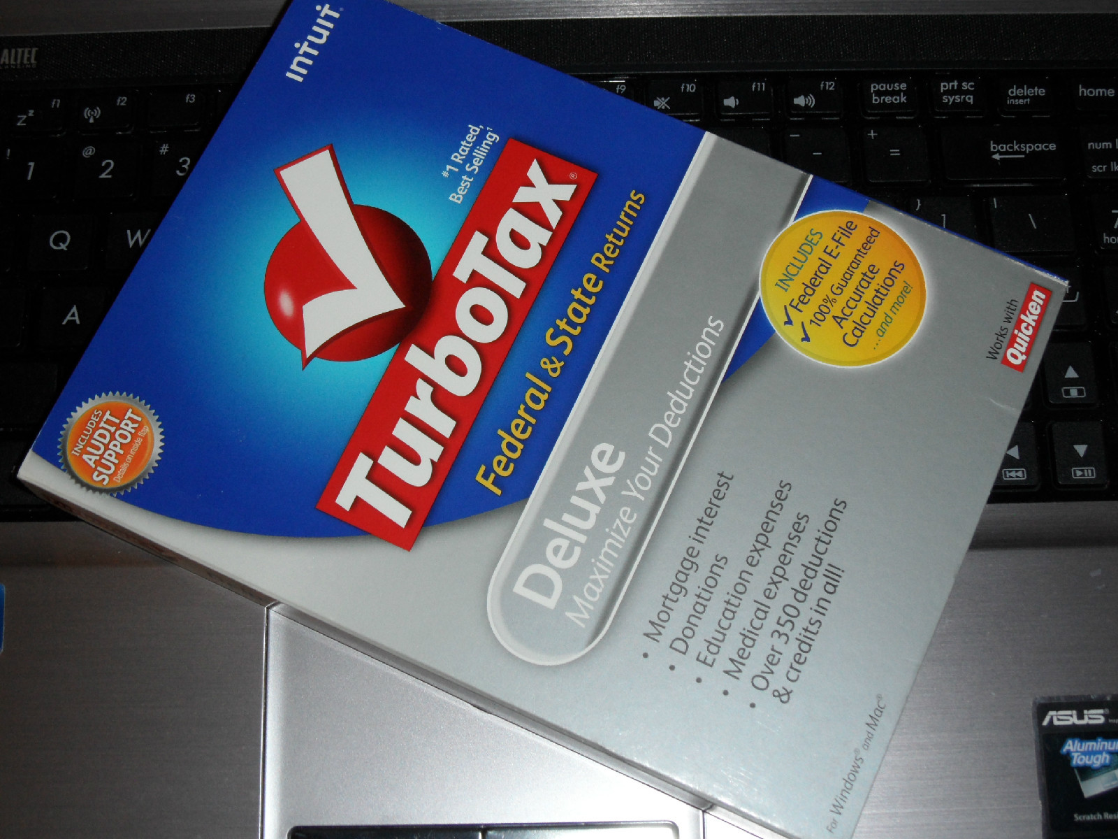 2012 TurboTax Deluxe Federal & State Turbo Tax New sealed CD in the Box !