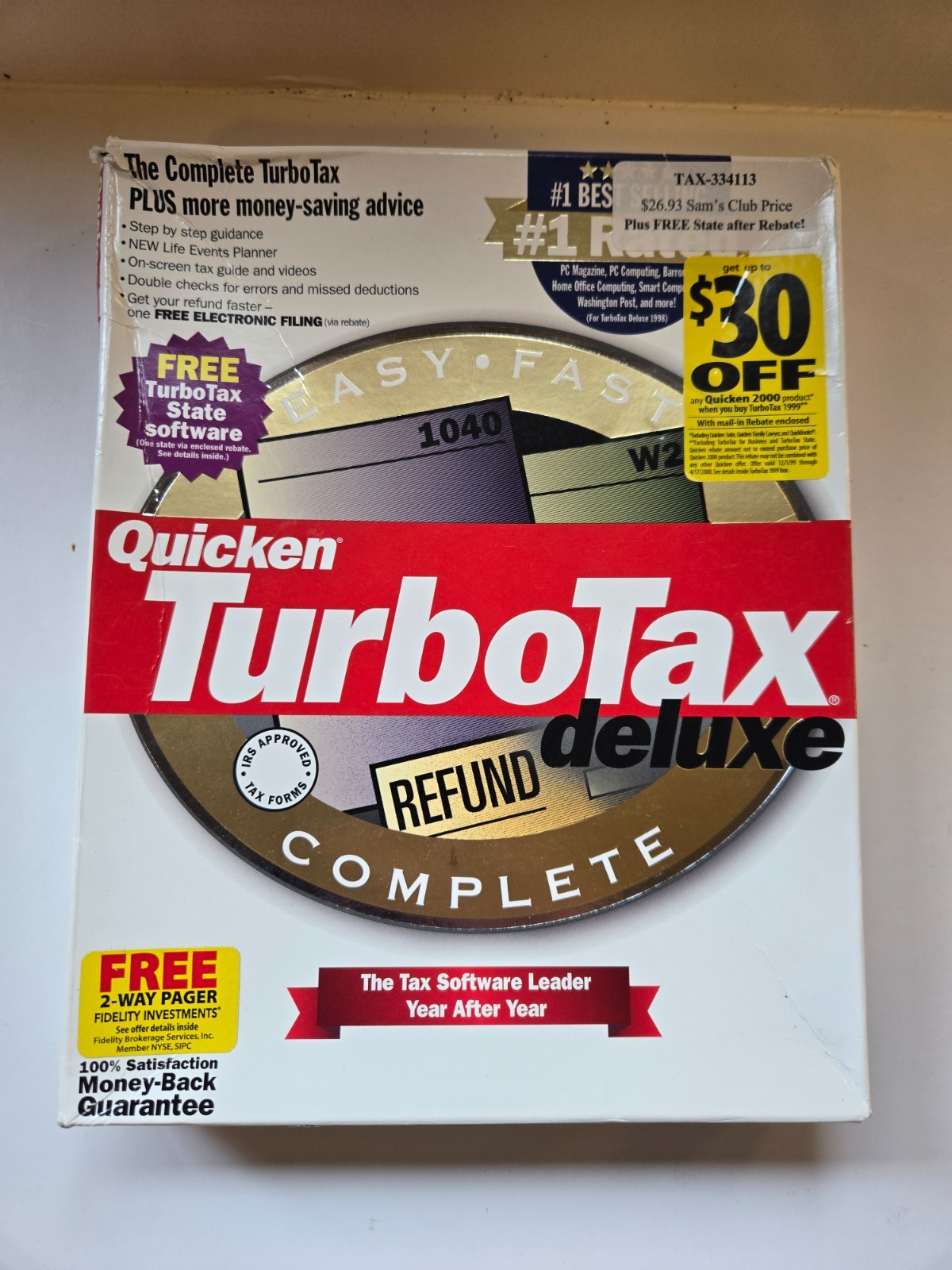 Quicken TurboTax for Windows, Tax Year 1999