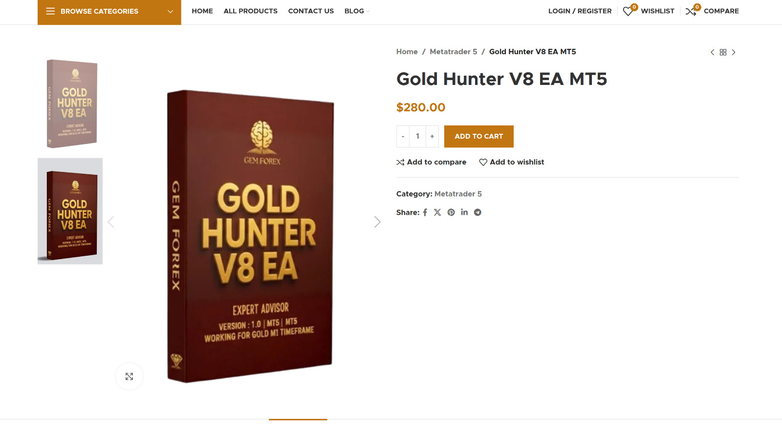 v8.0 Gold Hunter HFT MT5 EA MQL5 Expert Advisor Prop Firm Challenge Trading Bot