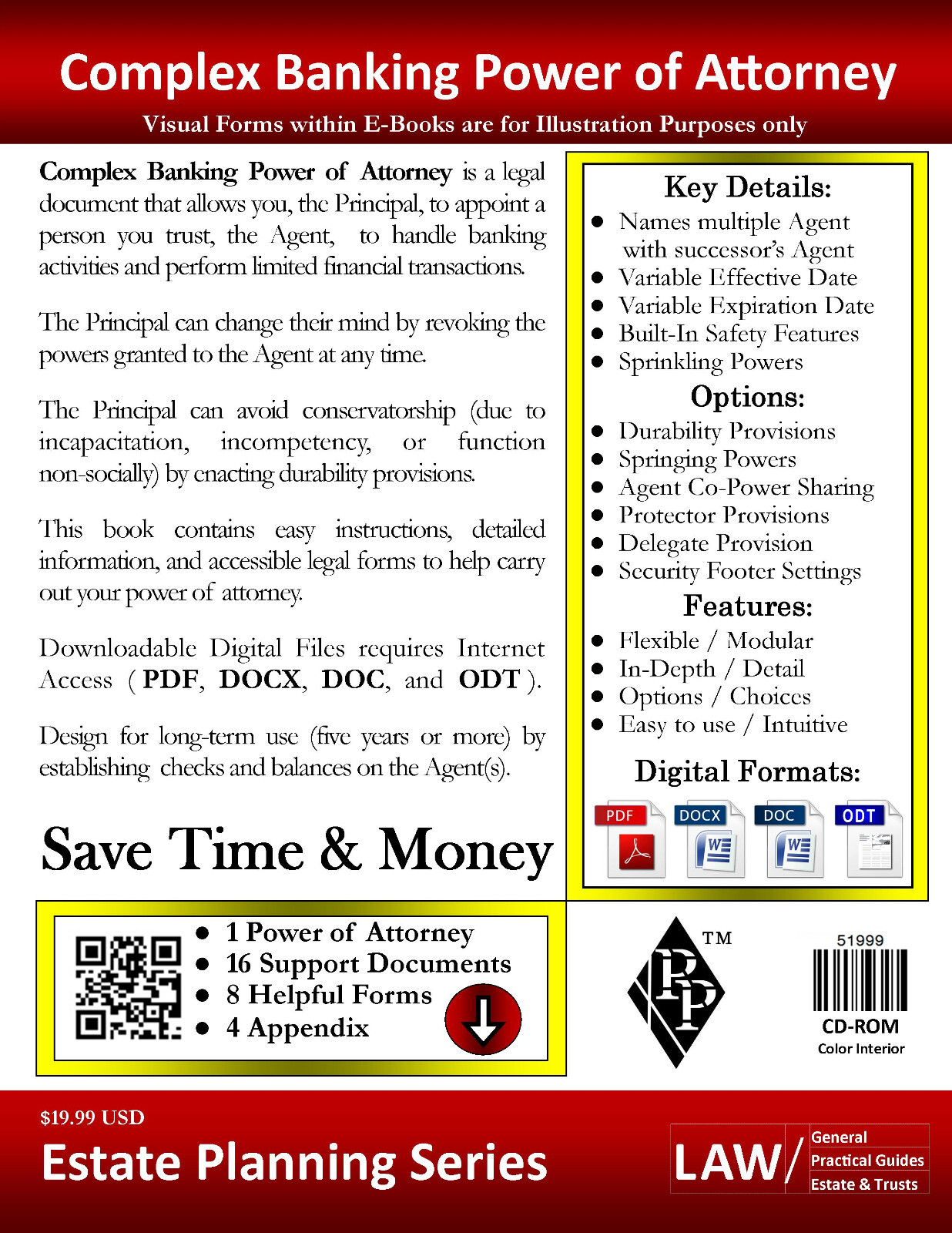 Complex Banking Power of Attorney – Full Version – CD-ROM Only