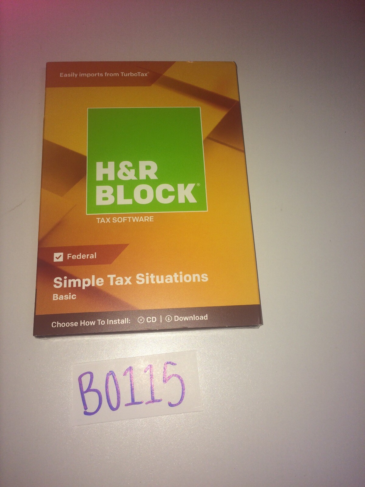 2018 H&R Block Basic | Federal Returns ONlY | Windows & Mac