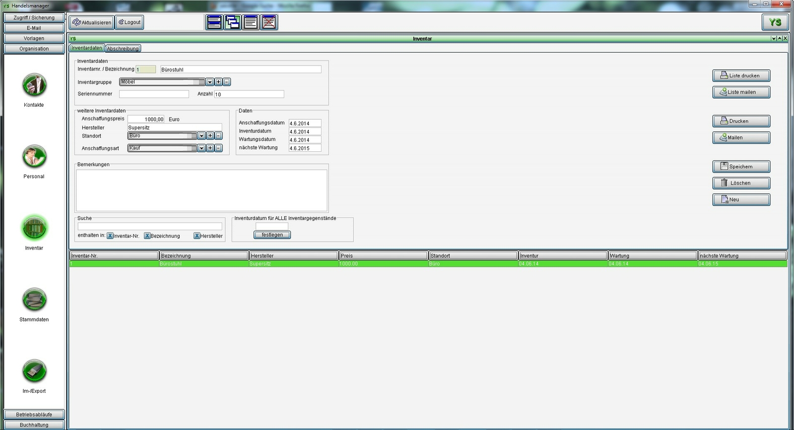 Invoice program, software program for dealers, wholesalers, online dealers, retail