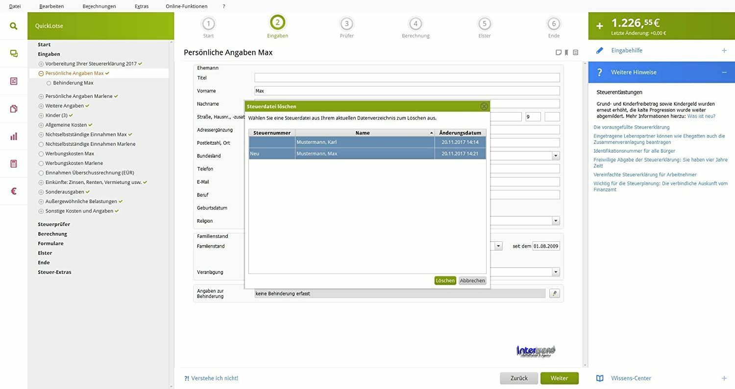 Lexware QuickTax 2022 Full Version Box, CD, Manual (PDF) Tax Year 2021 NEW