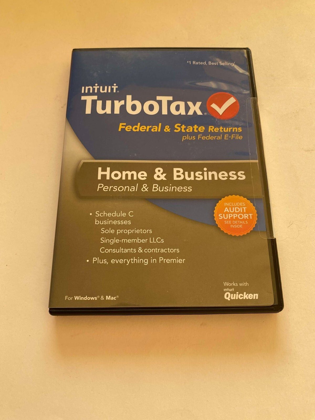 Intuit TurboTax Deluxe 2013 Federal & State Returns + E-File for Windo VERY GOOD