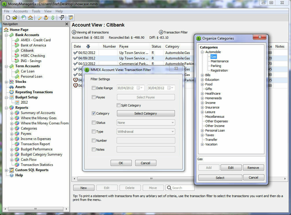 NEW Money Manager Account Bookkeeping Tax VAT Business & Personal Linux USB