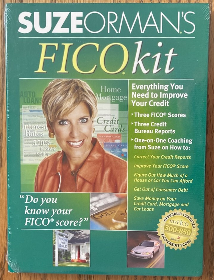 Suze Orman’s ~ Fico Kit ~ 2004 ~ Brand New ~ Factory Sealed ~ w/Activation Code