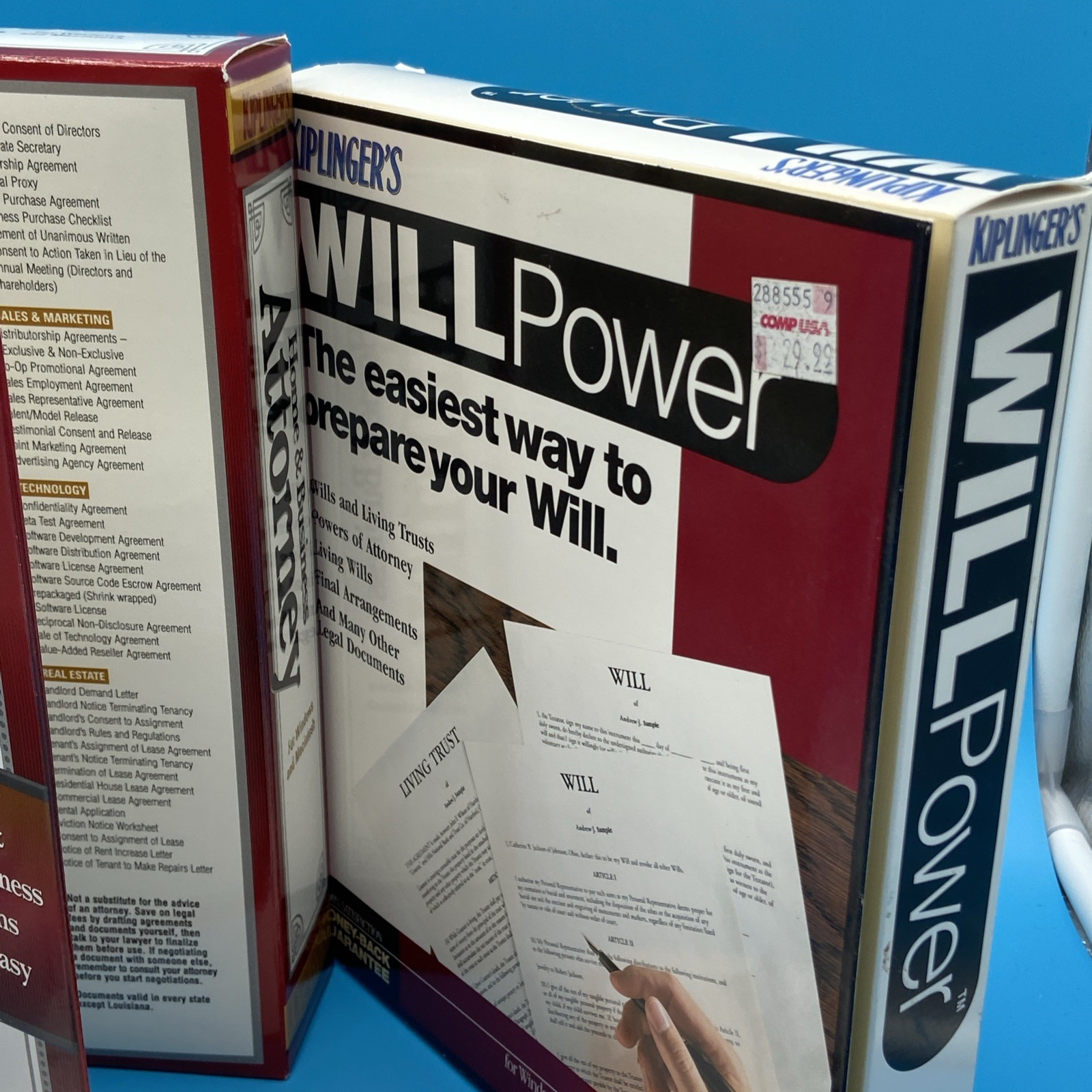 NEW/SEALED Kiplinger’s Home & Business Attorney & WillPower + MyAttorney PC Lot