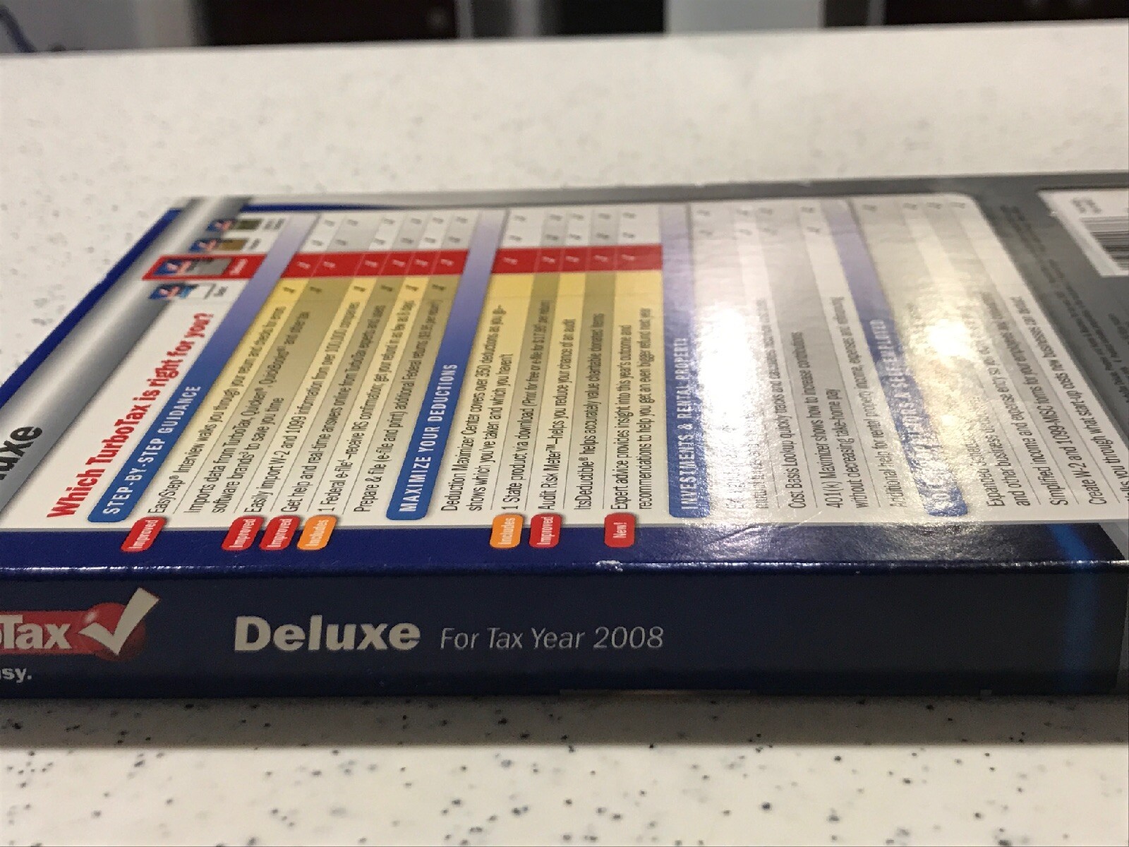 Intuit TurboTax Deluxe Maximize Your Deductions Federal & State 2008