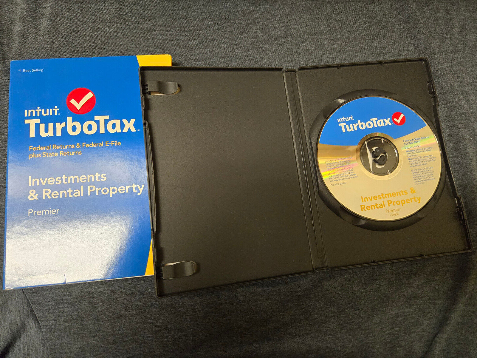 2014 TurboTax Premier Federal & State, Investments & Rental Property, PC, Mac