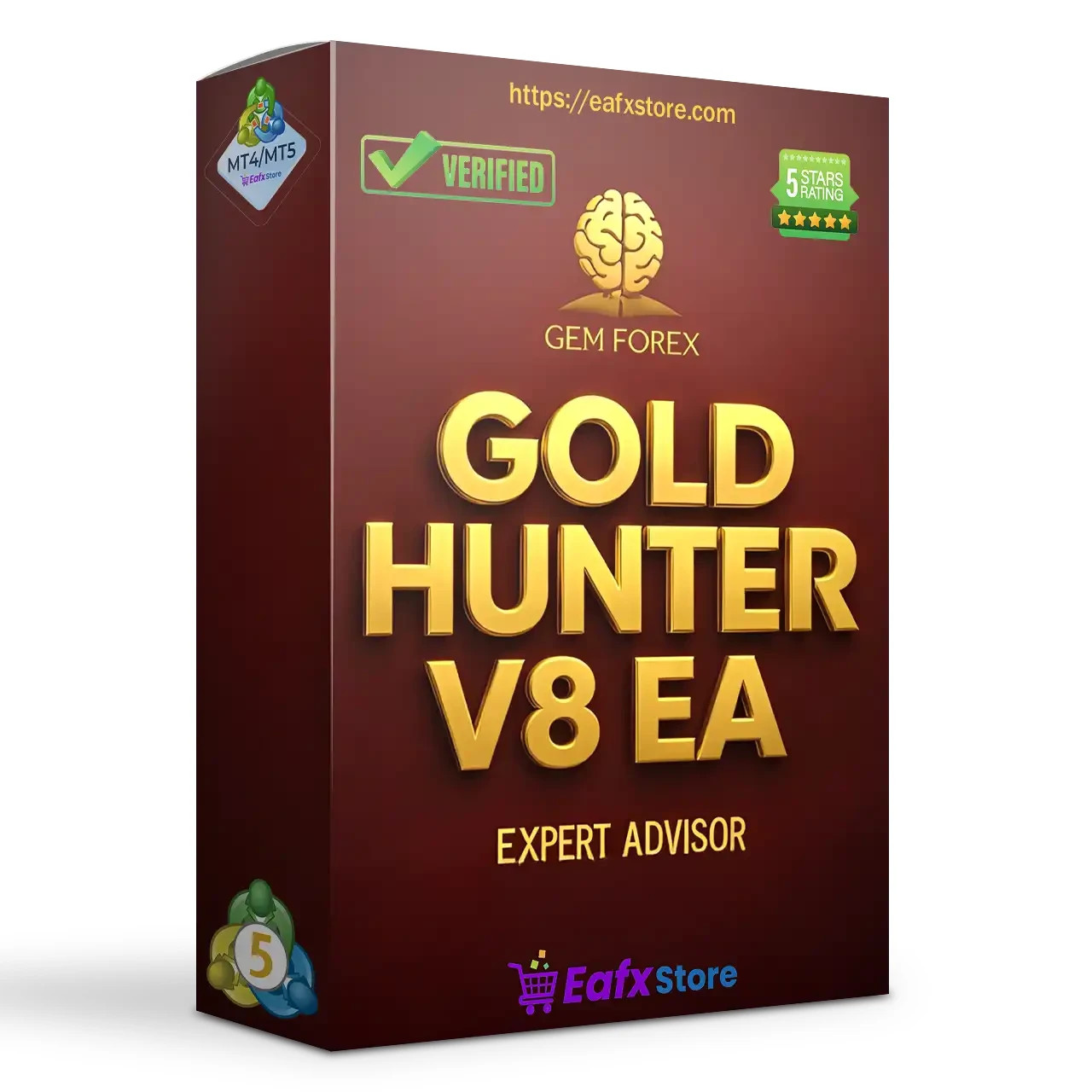 v8.0 Gold Hunter HFT MT5 EA MQL5 Expert Advisor Prop Firm Challenge Trading Bot