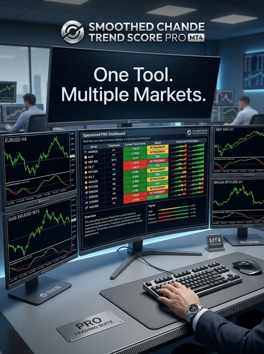 NEW!!! 📊Chande Trend Score Smoothed Indicator – MT4 | Digital Download